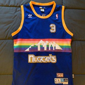 Allen Iverson Nuggets Rainbow Retro Jersey